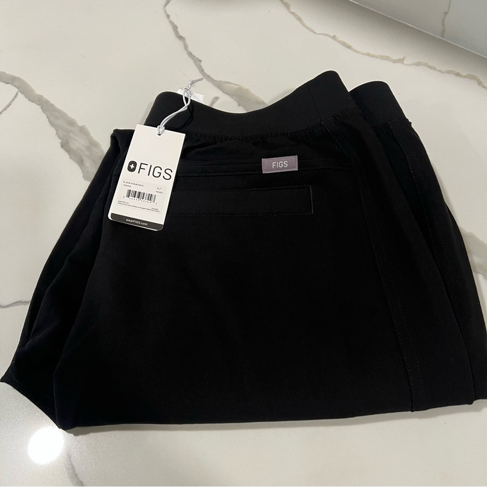 Figs men's axim scrub pants size‎ xl/tall black hospital NWT